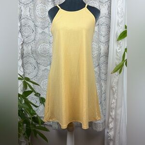 Wallflower Yellow Mini Dress